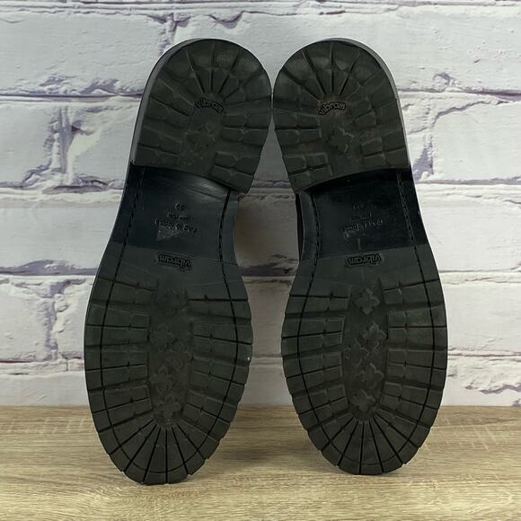 Rag & Bone Cannon Black Leather Combat Ankle Boots Women's EU 39 US 9 Lug Sole - Picture 7 of 8